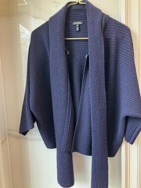 Escada women's long sleeve knit sweater top size M